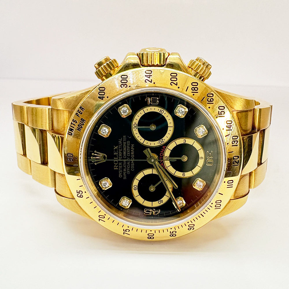 Rolex Daytona Black Diamond Dial 16528
