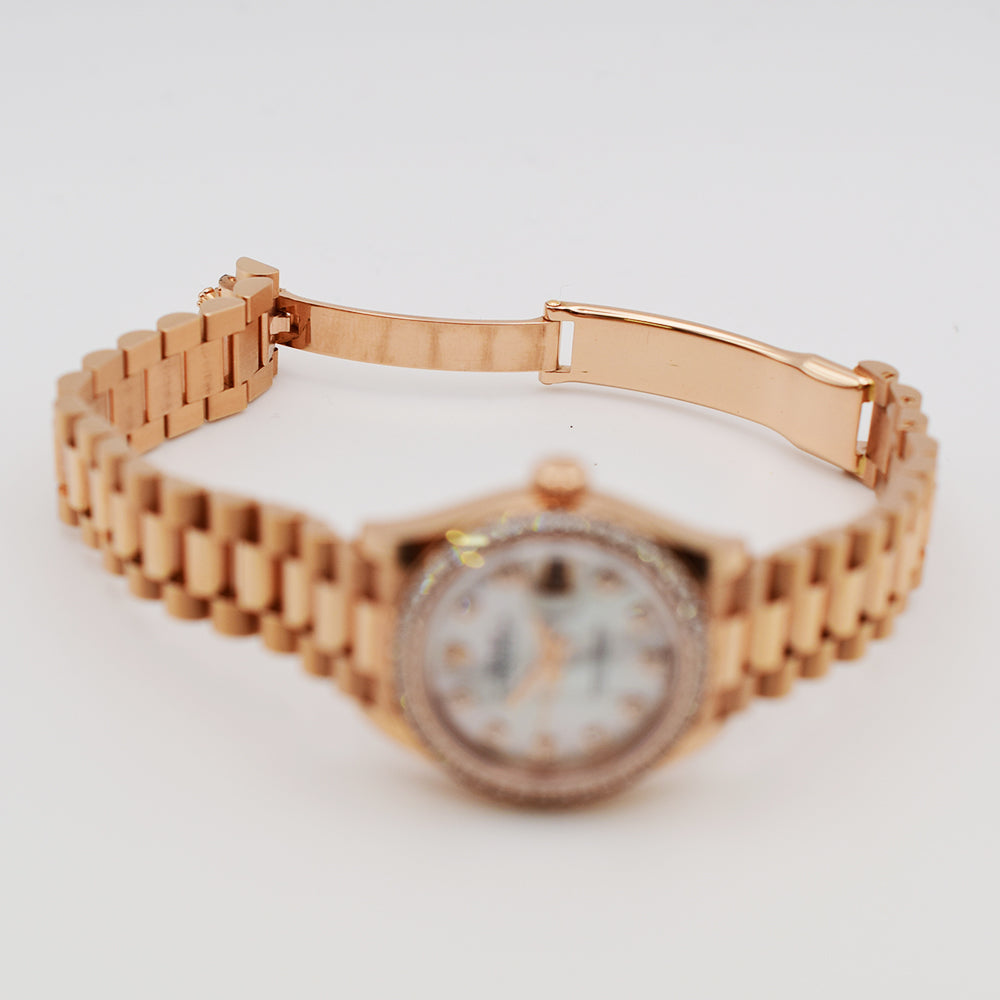 Rolex Lady Datejust 28mm White Mop Diamond Dial 279135RBR (2022)