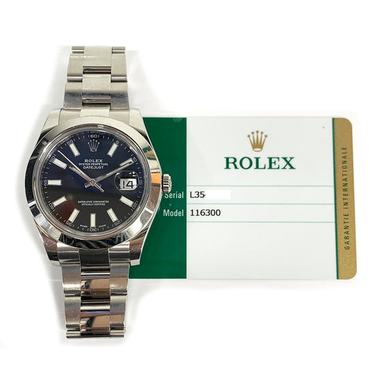 Rolex Datejust II Black Dial 116300