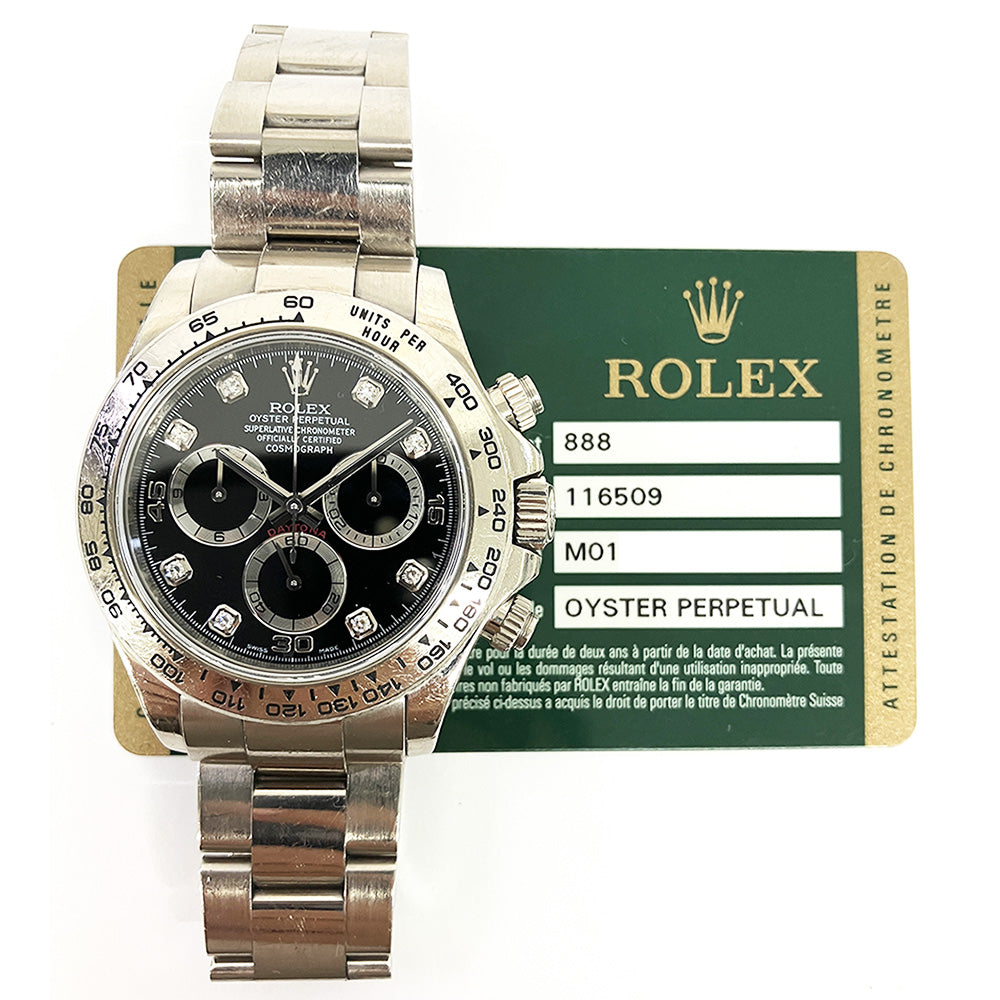 Rolex Daytona Black Diamond Dial 116509 (2008)