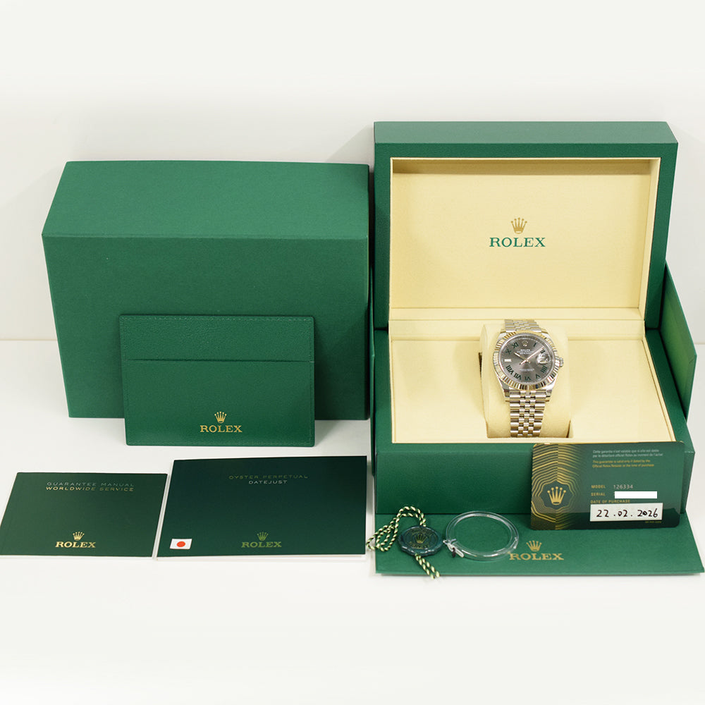 Rolex Datejust 41mm Wimbledon Dial 126334 (2026)