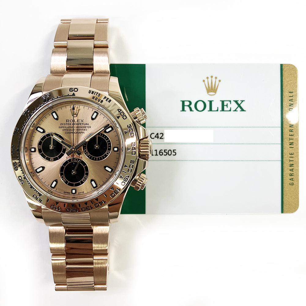 Rolex Daytona 40mm Pink Dial 116505