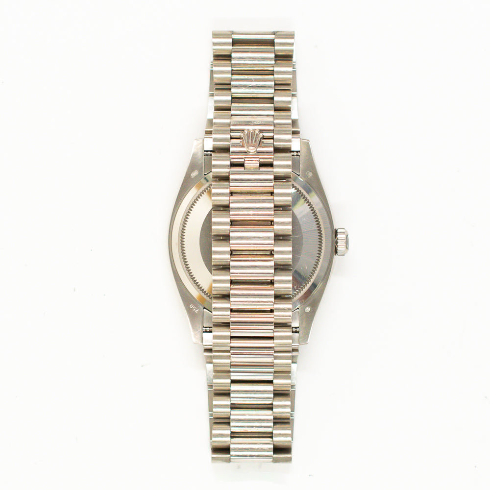 Rolex Day-Date 36mm White Roman Dial 128239A (2021)