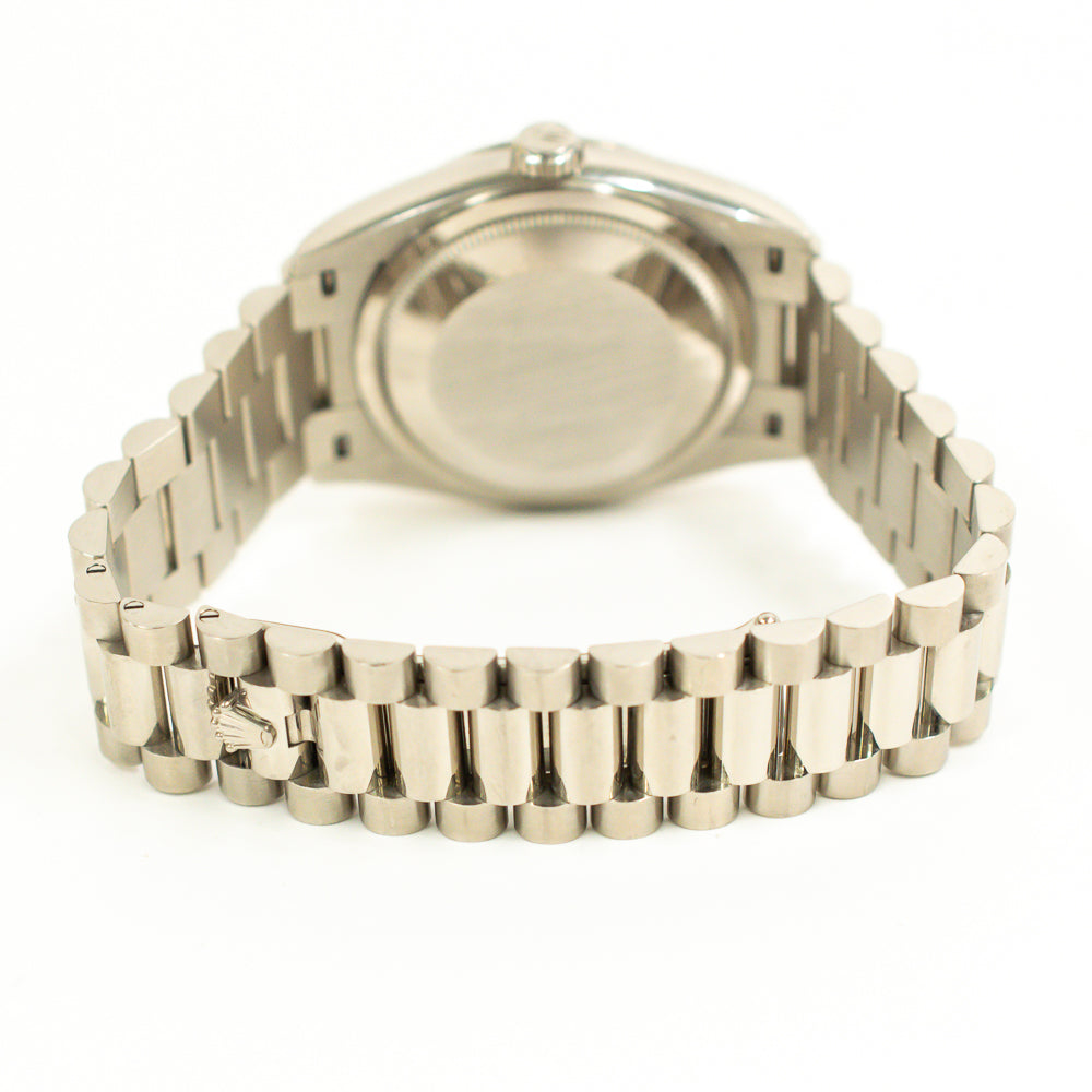 Rolex Day-Date 36mm White Roman Dial 128239A (2021)
