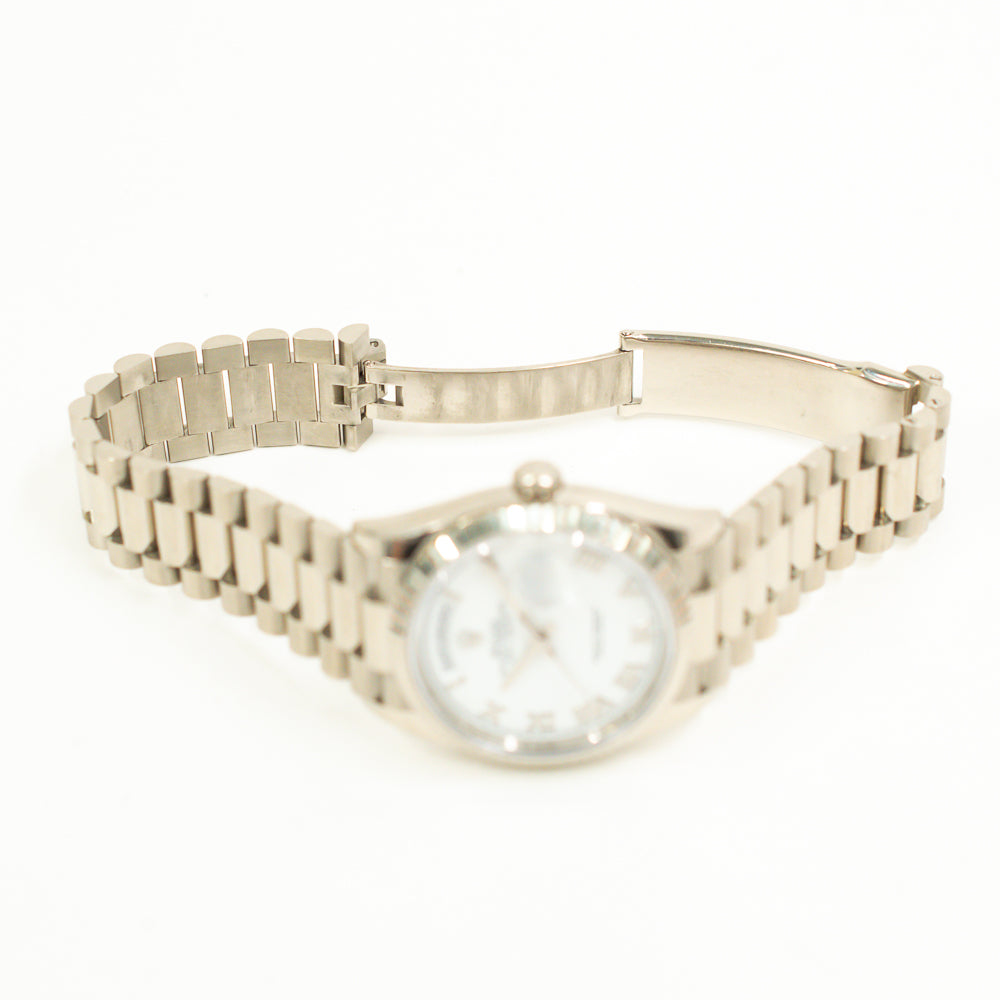 Rolex Day-Date 36mm White Roman Dial 128239A (2021)