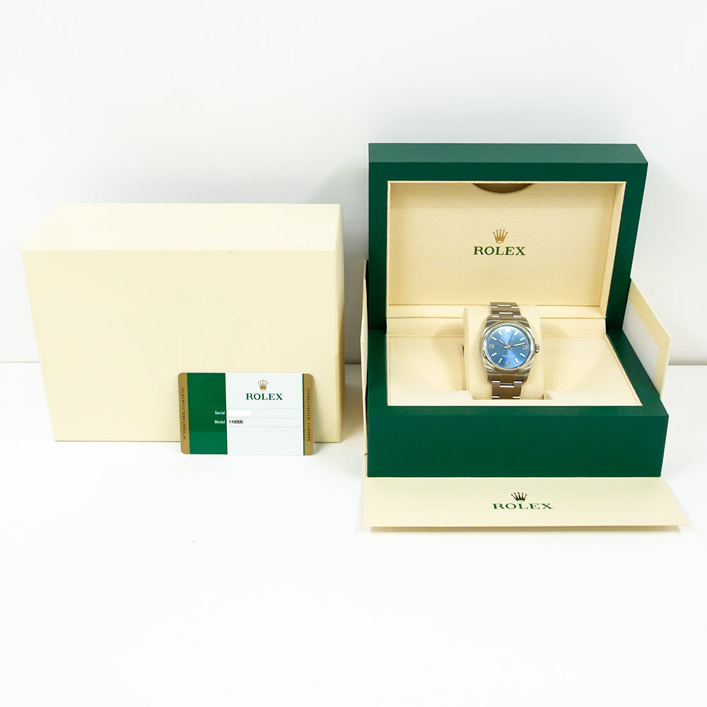 Rolex Oyster Perpetual 36mm Blue Dial 116000 (2015)