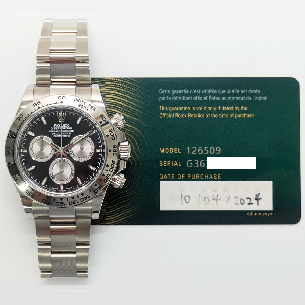 Rolex Daytona Black Dial 126509 (2024)