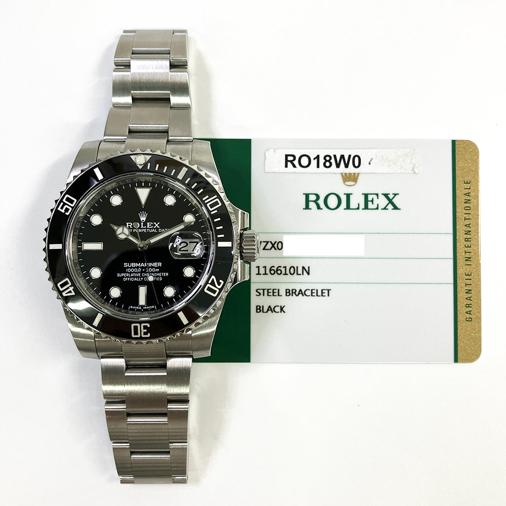 Rolex Submariner Date Black Dial 116610LN