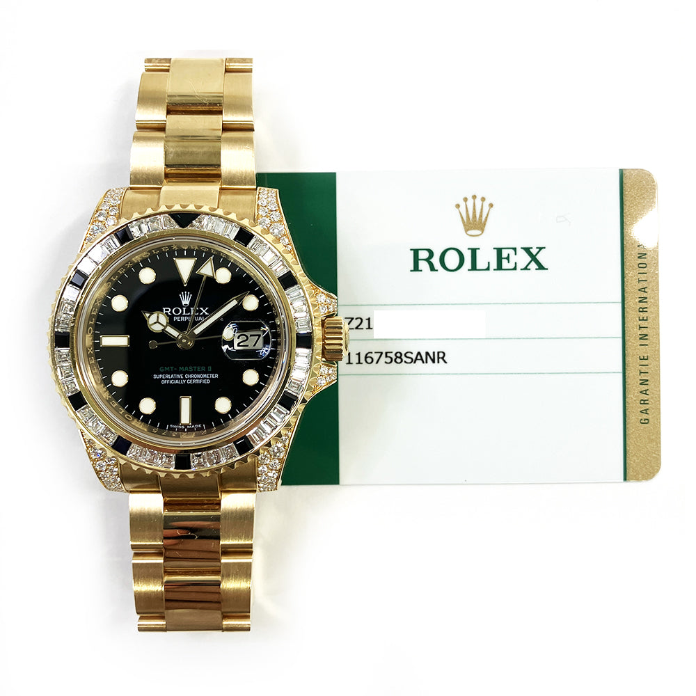 Rolex GMT-Master II 40mm Black Dial 116758SANR