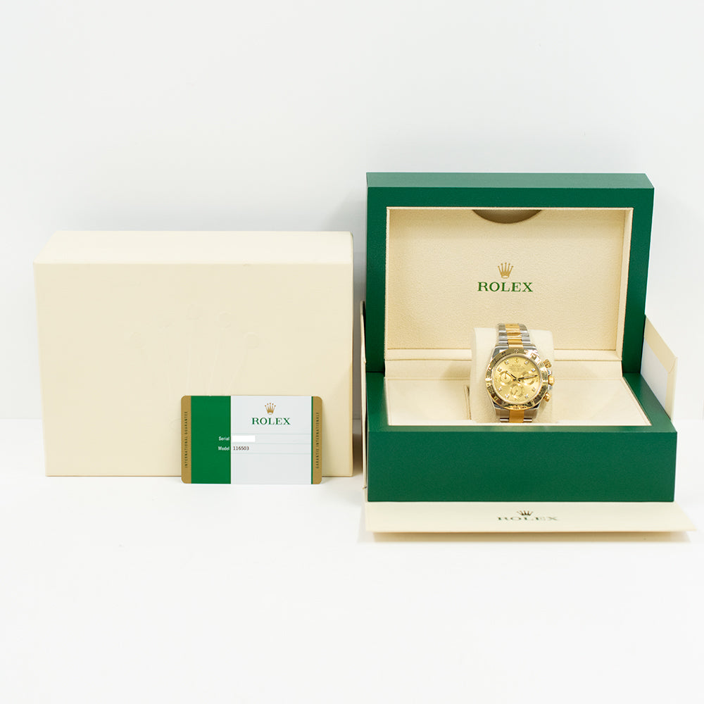 Rolex Daytona Champagne Diamond Dial 116503G