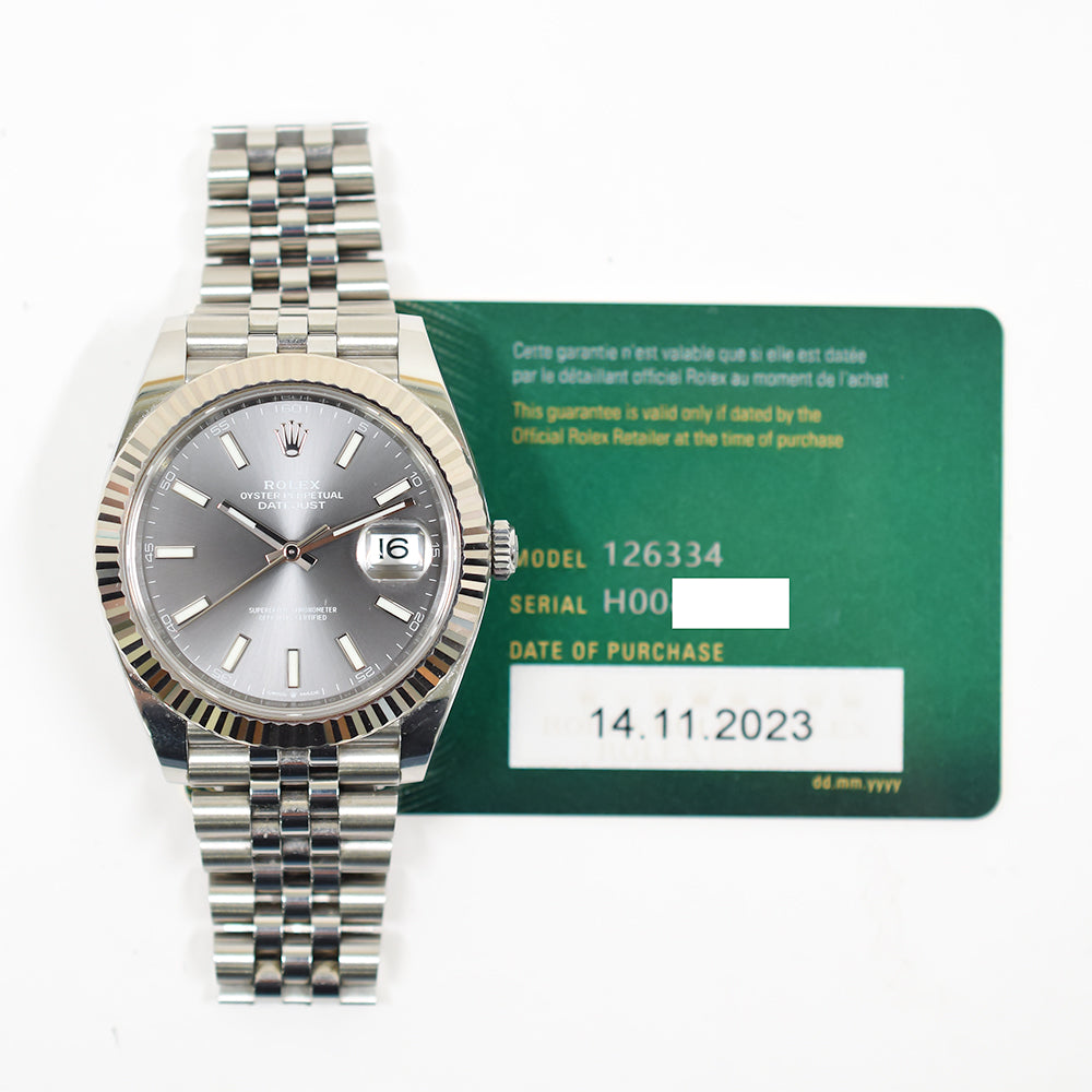 Rolex Datejust 41mm Slate Dial 126334 (2023)