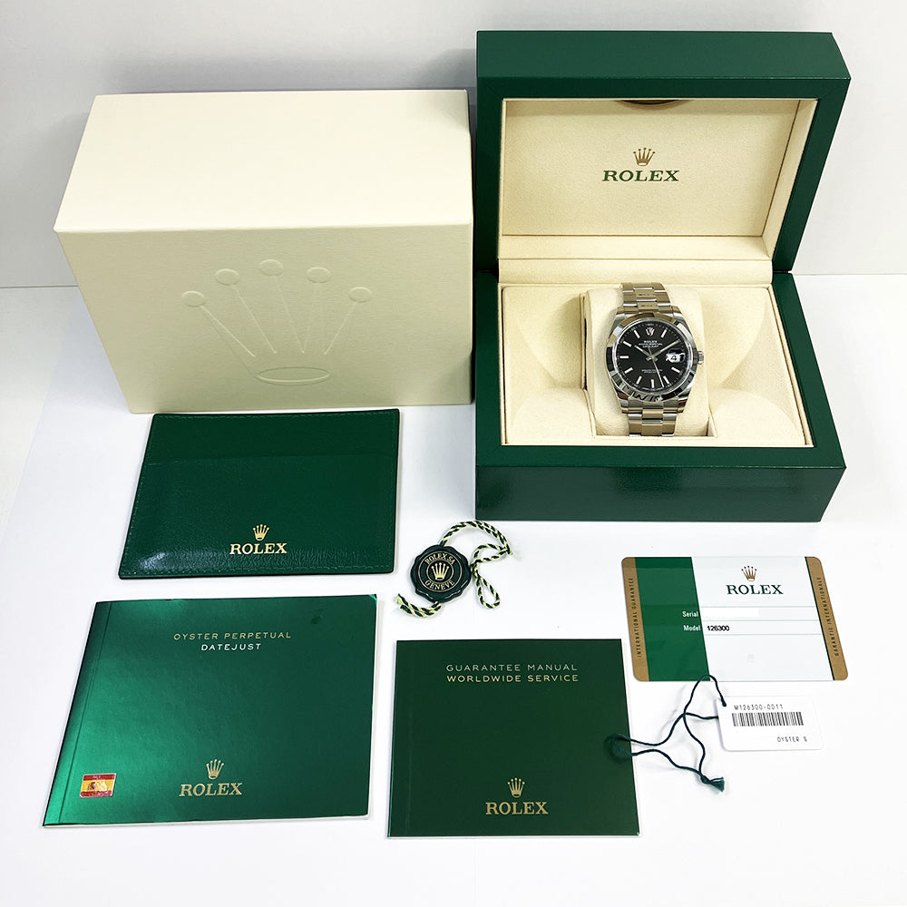 Rolex Datejust 41mm Black Dial 126300