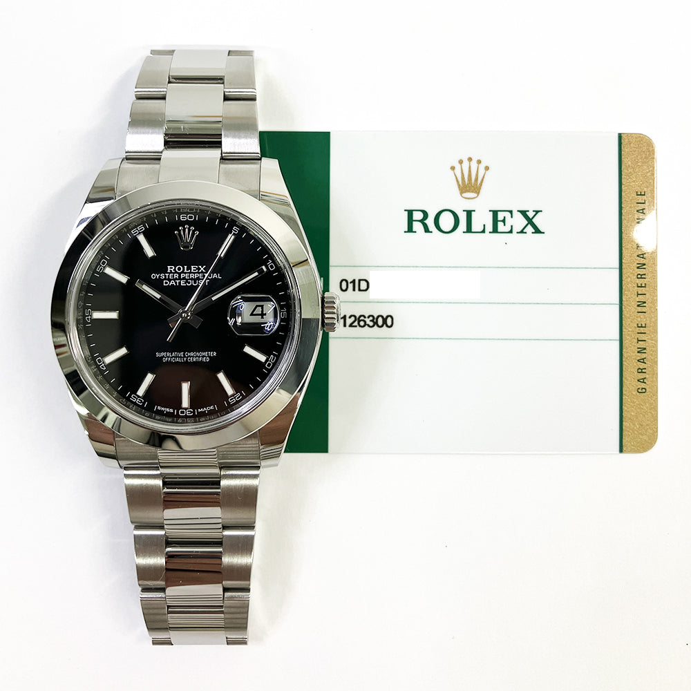 Rolex Datejust 41mm Black Dial 126300