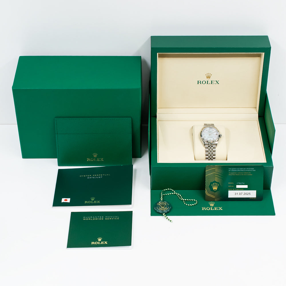 Rolex Datejust 31mm Mop Diamond Dial 278274NG (2025)