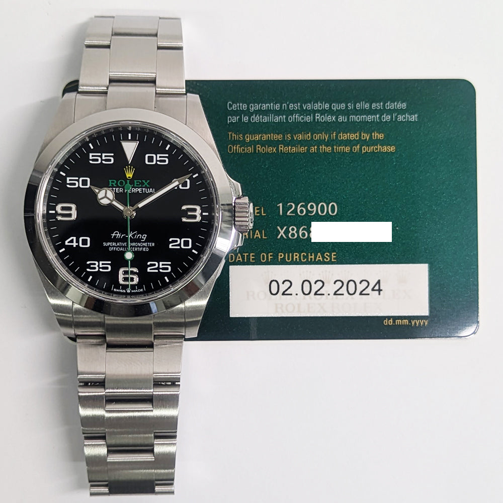 Rolex Air-King 40mm Black Dial 126900 (2024)