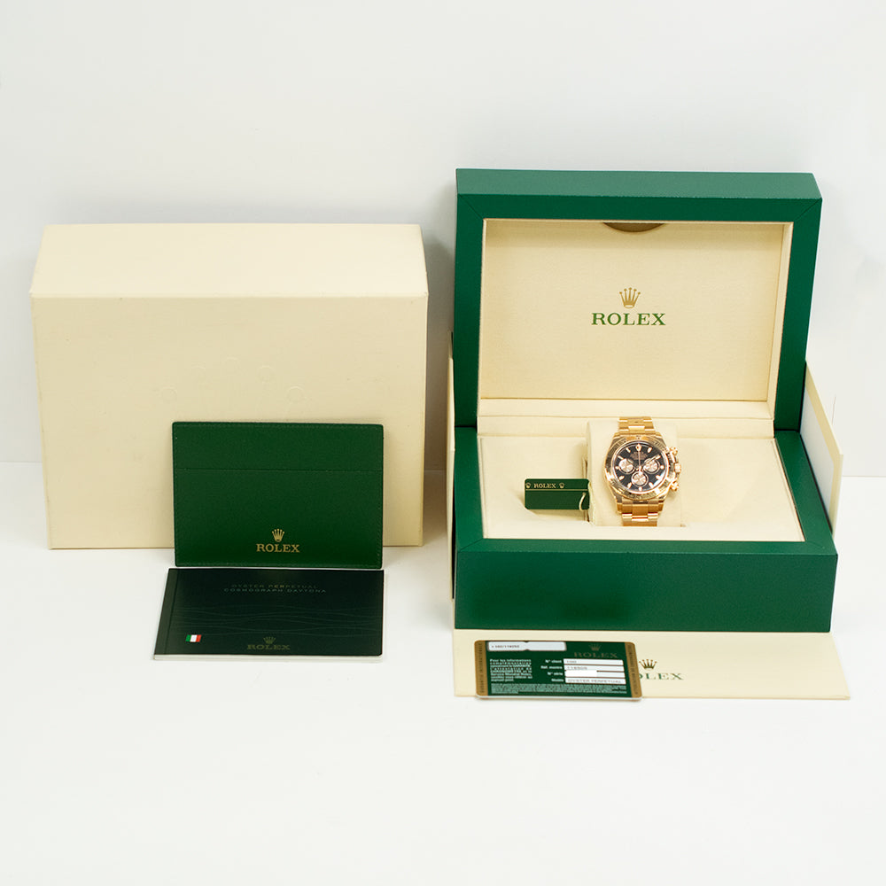 Rolex Daytona Rose Gold Black Dial 116505 (2014)