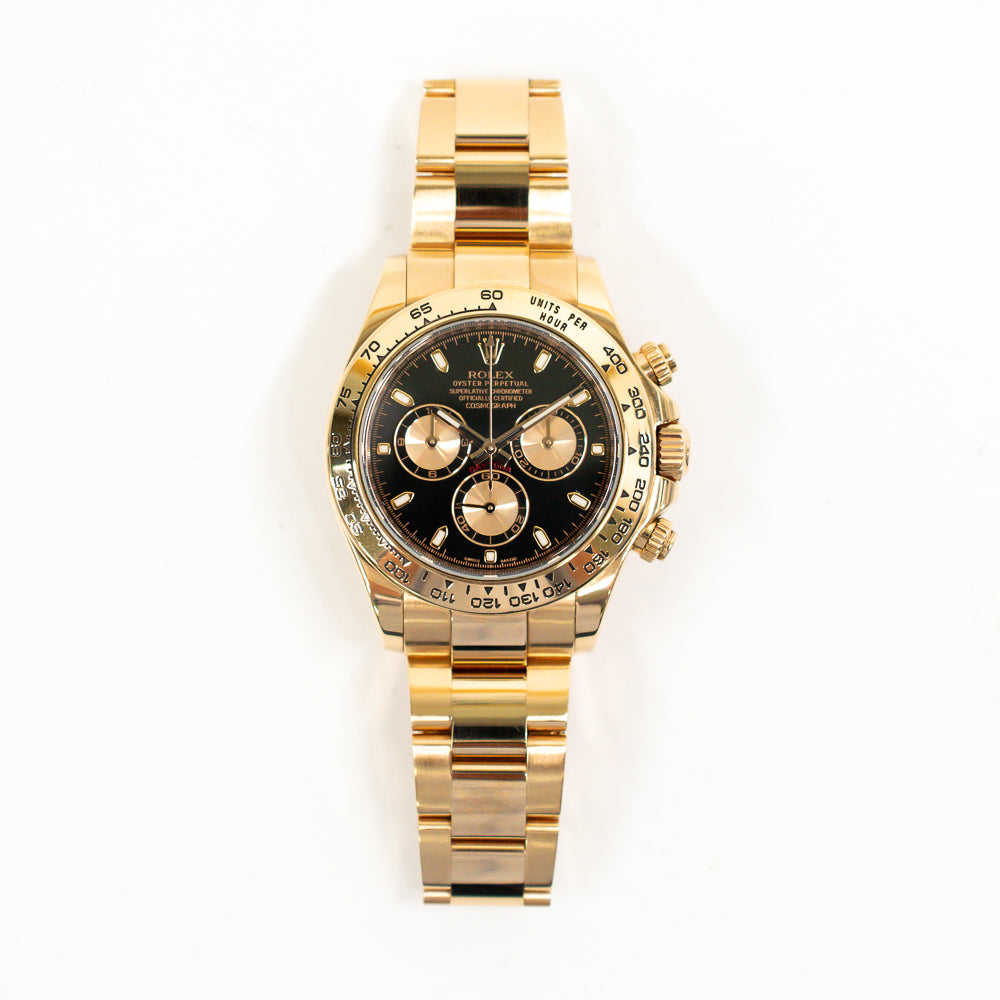 Rolex Daytona Rose Gold Black Dial 116505 (2014)