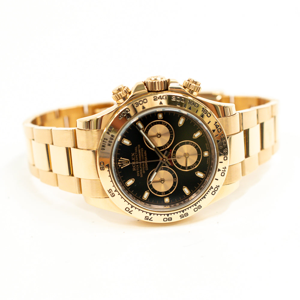 Rolex Daytona Rose Gold Black Dial 116505 (2014)