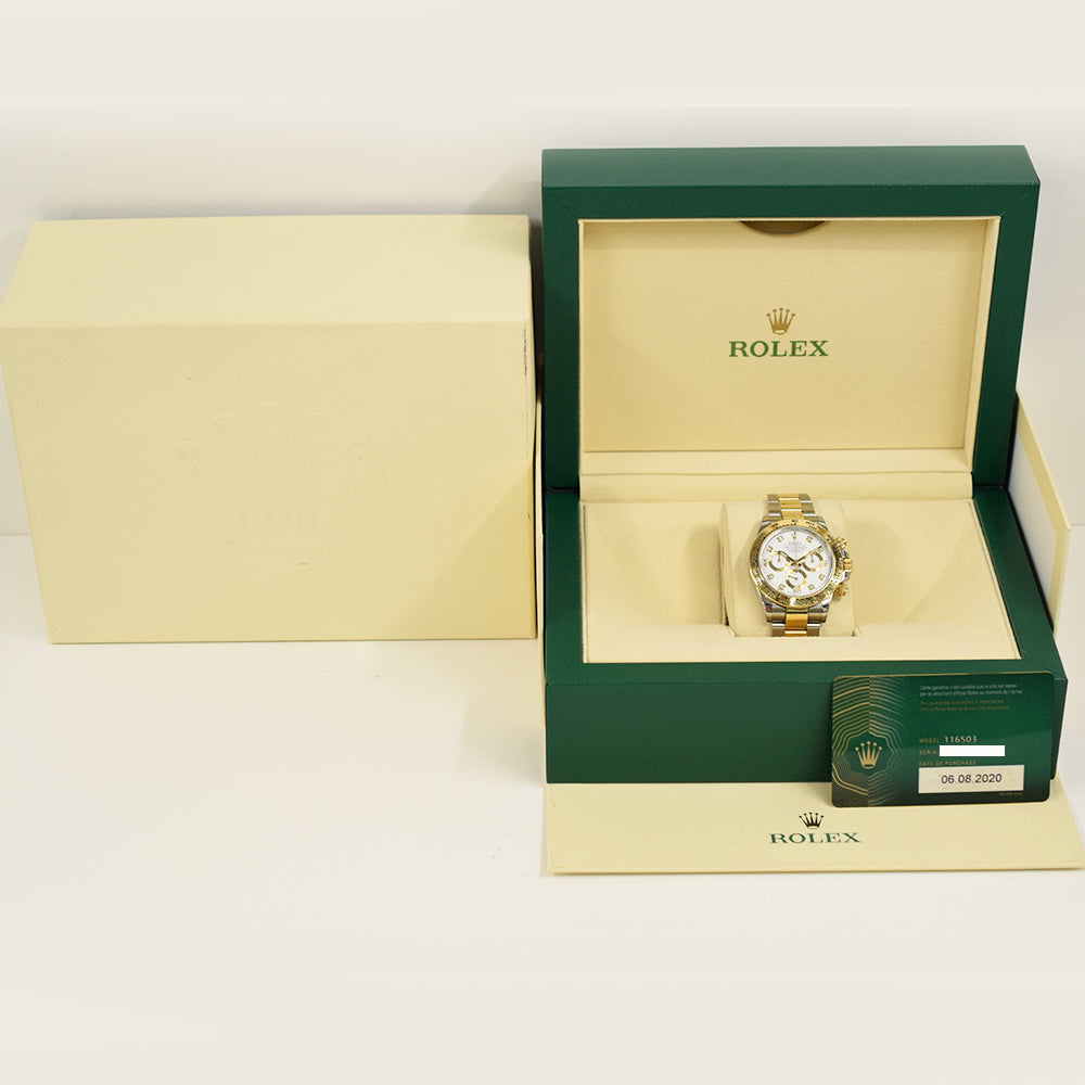 Rolex Daytona White Diamond Dial 116503G (2020)