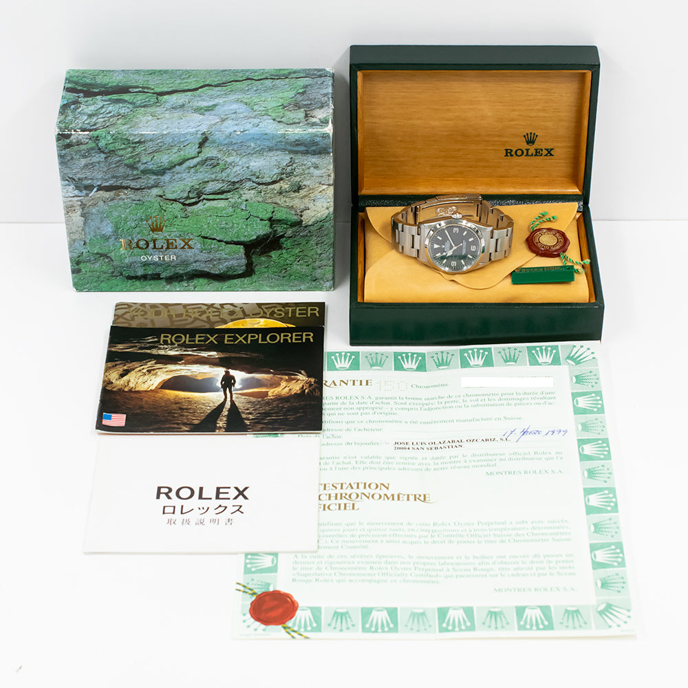 Rolex Explorer 36mm Black Dial 14270 (1999)