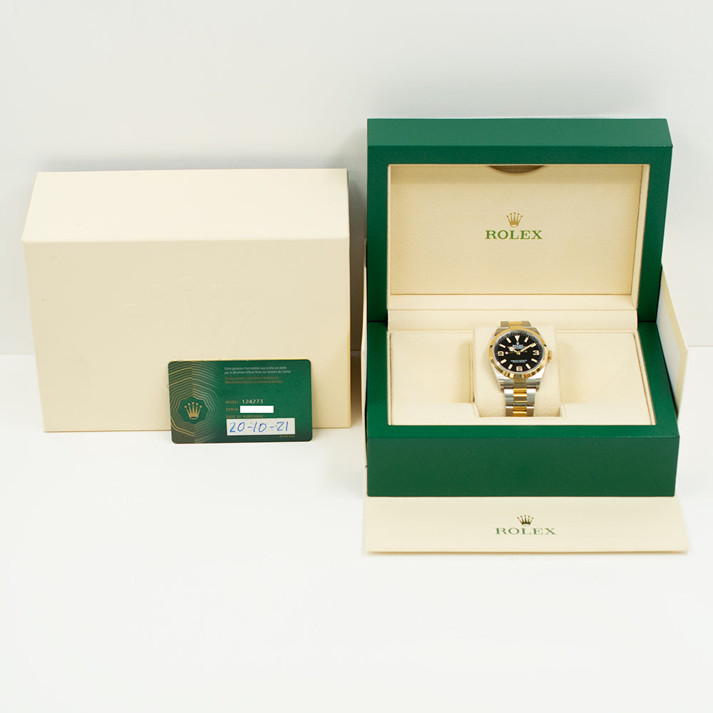 Rolex Explorer Black Dial 124273 (2021)
