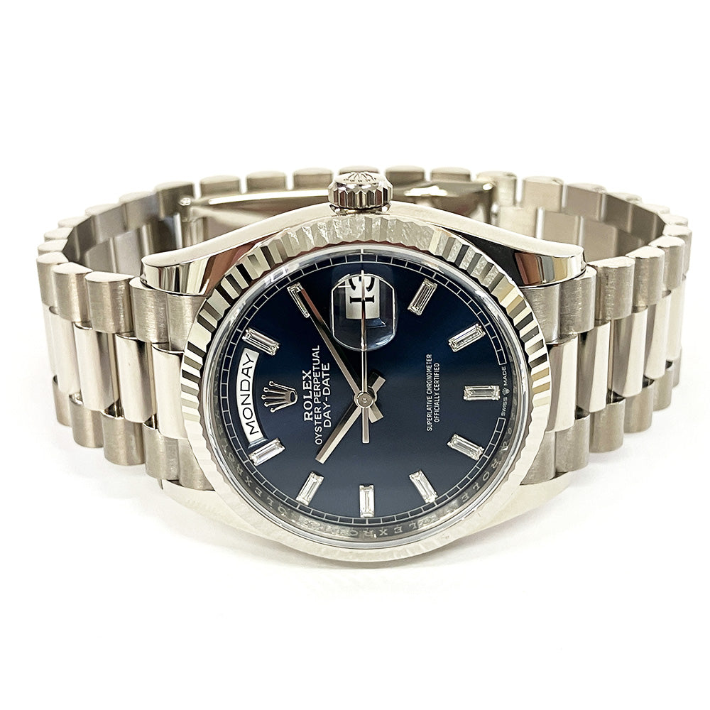 Rolex Day-Date 36mm Blue Diamond Dial 128239A (2024)