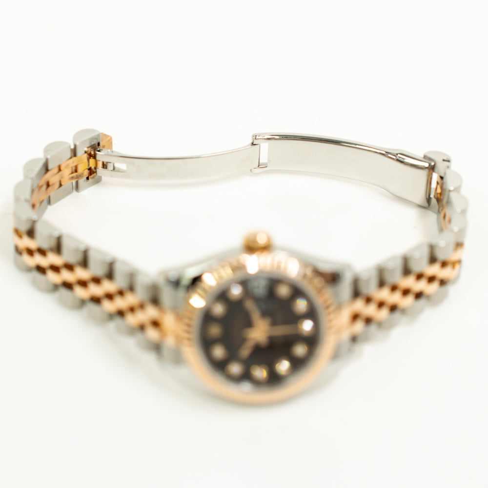 Rolex Datejust 26mm Black Diamond Dial 179171G (2005)