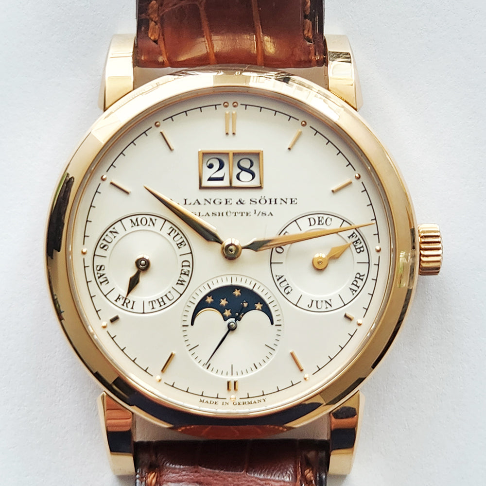 Saxonia Annual Calendar 38.5mm Rose Gold Automatic 330.032 (2015)