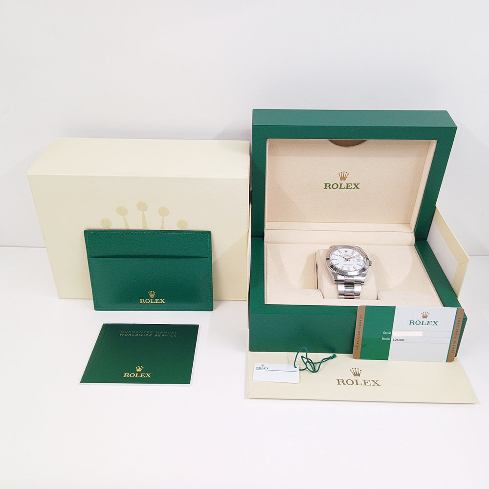 Rolex Datejust 41mm White Dial 126300 (2020)
