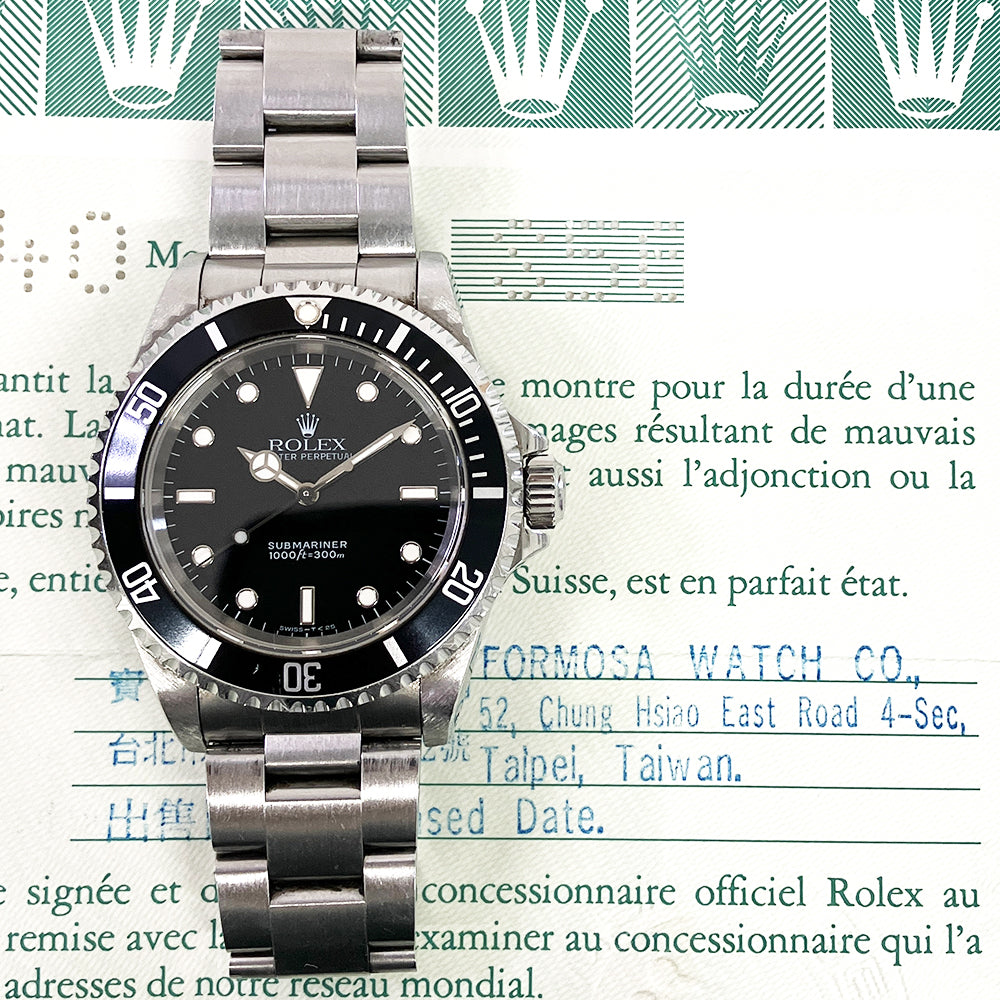 Rolex Submariner 40mm Black Dial 14060