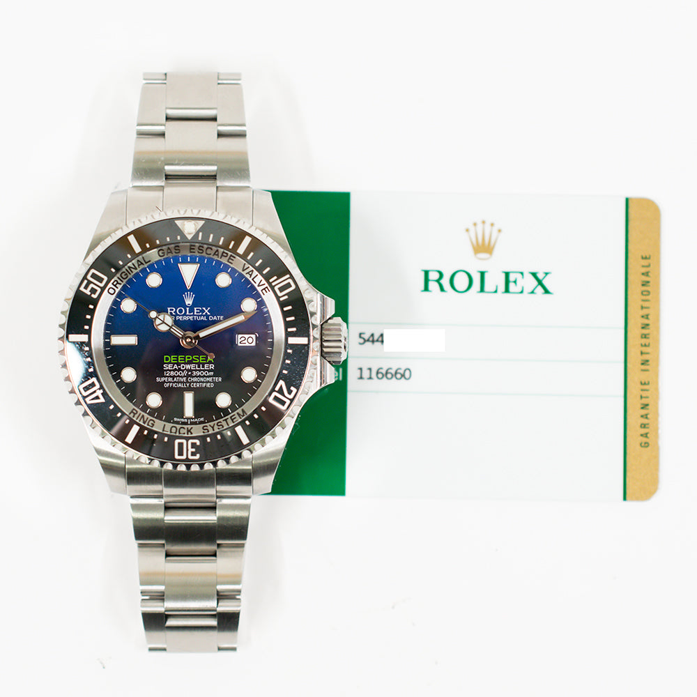 Rolex Sea Dweller Deep Sea 44mm D-Blue Dial 116660 (2016)