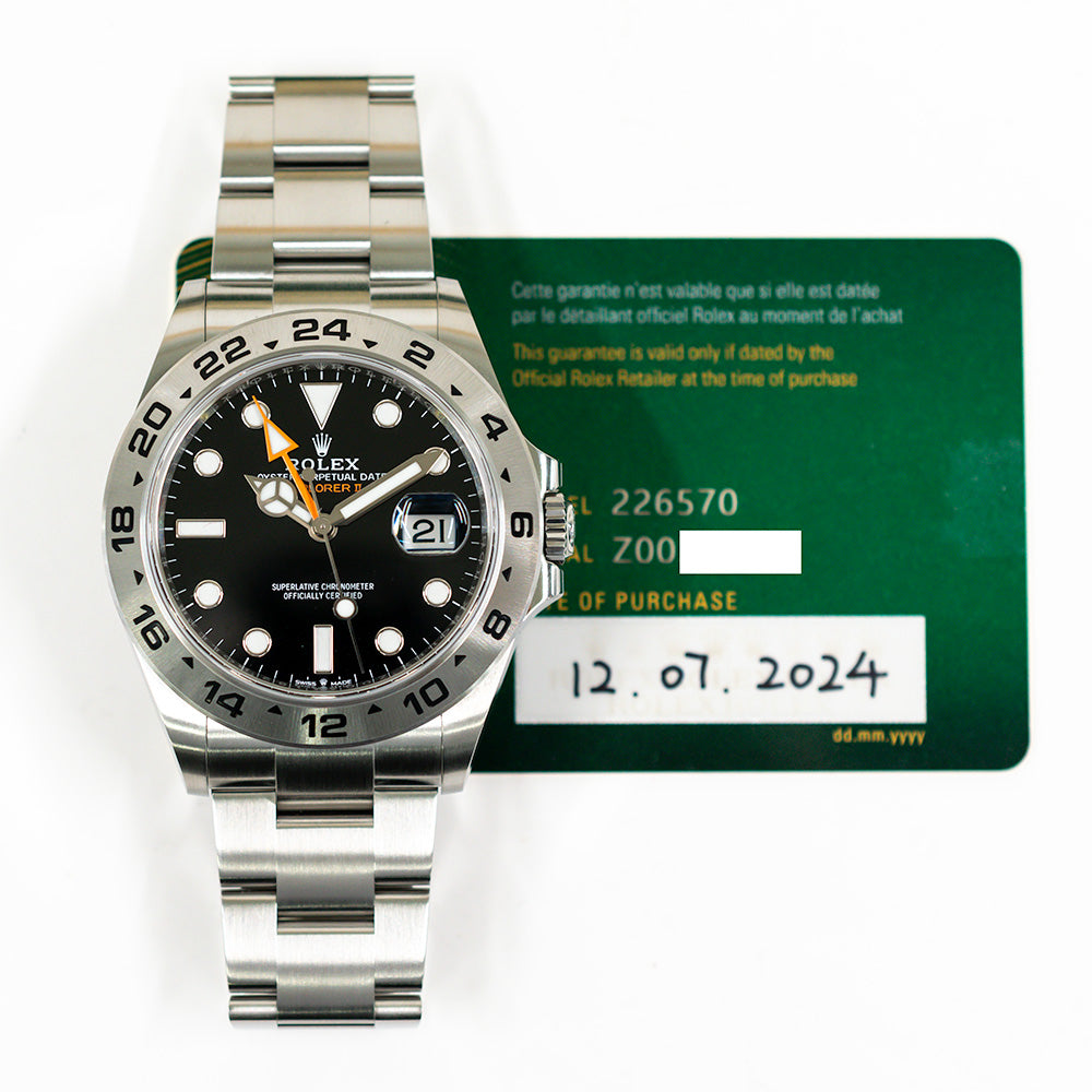 Rolex Explorer II 42mm Black Dial 226570 (2024)