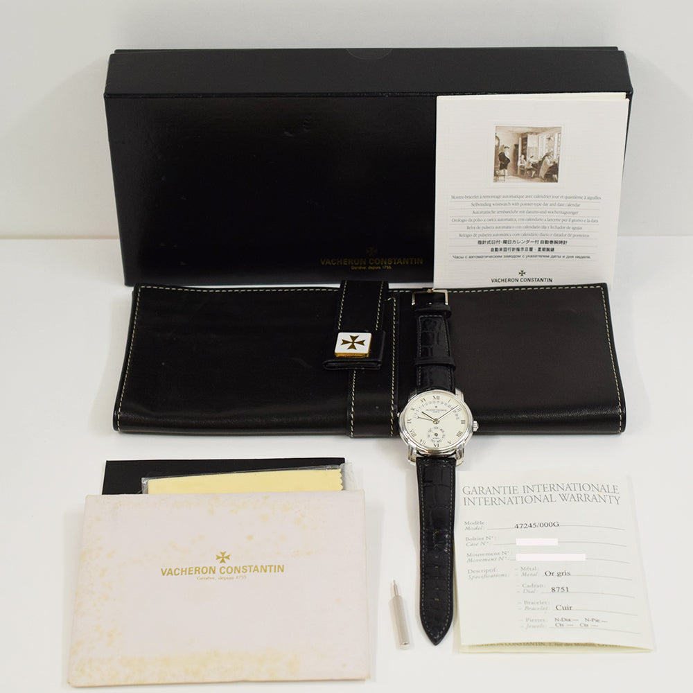 Vacheron Constantin Patrimony Retrograde 37mm White Dial 47245/000G (1999)