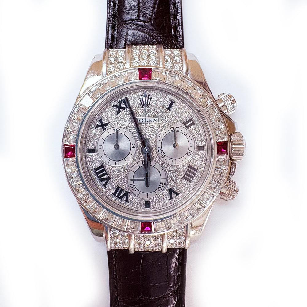 Rolex Daytona Pave Diamond Dial 116599 4RU ZER