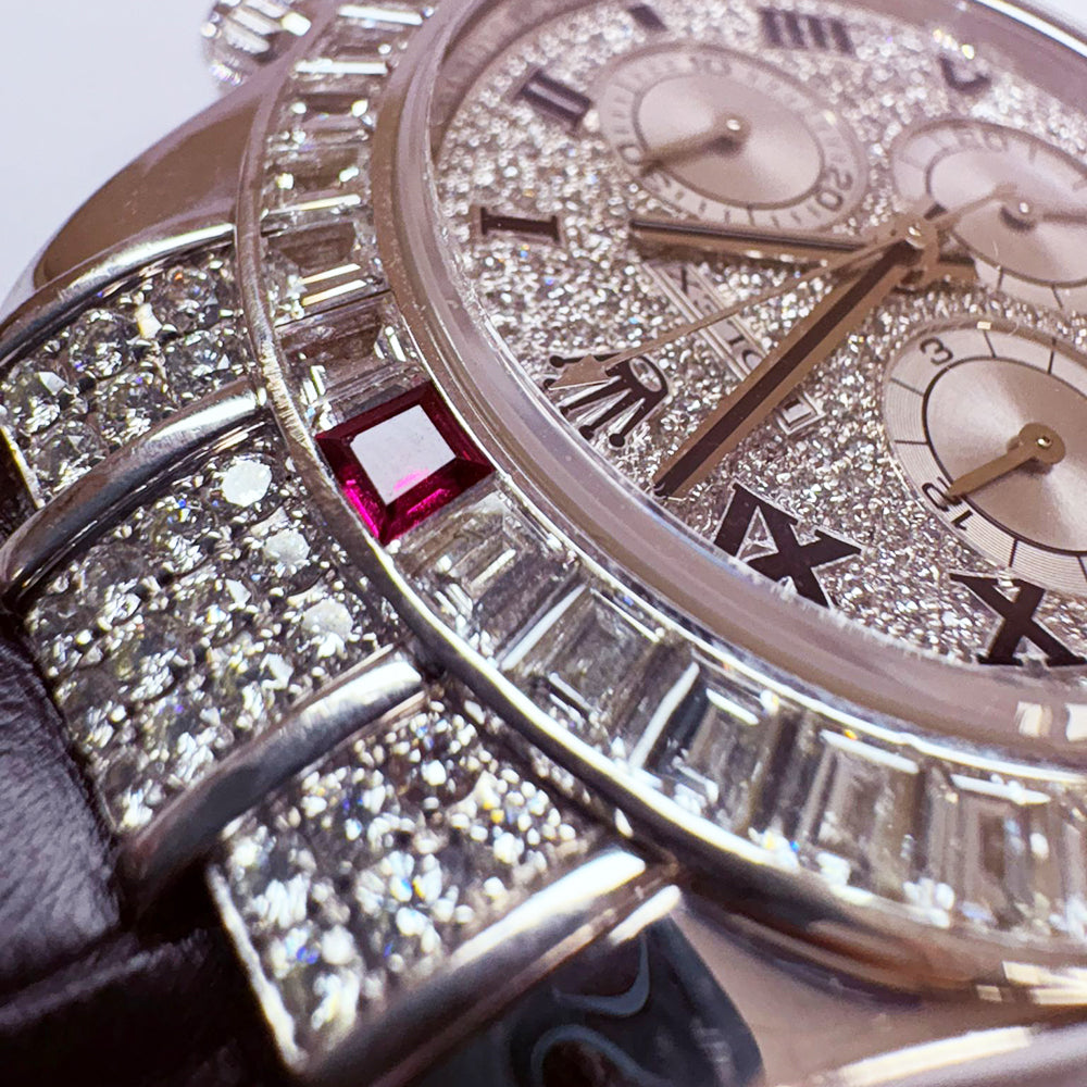 Rolex Daytona Pave Diamond Dial 116599 4RU ZER