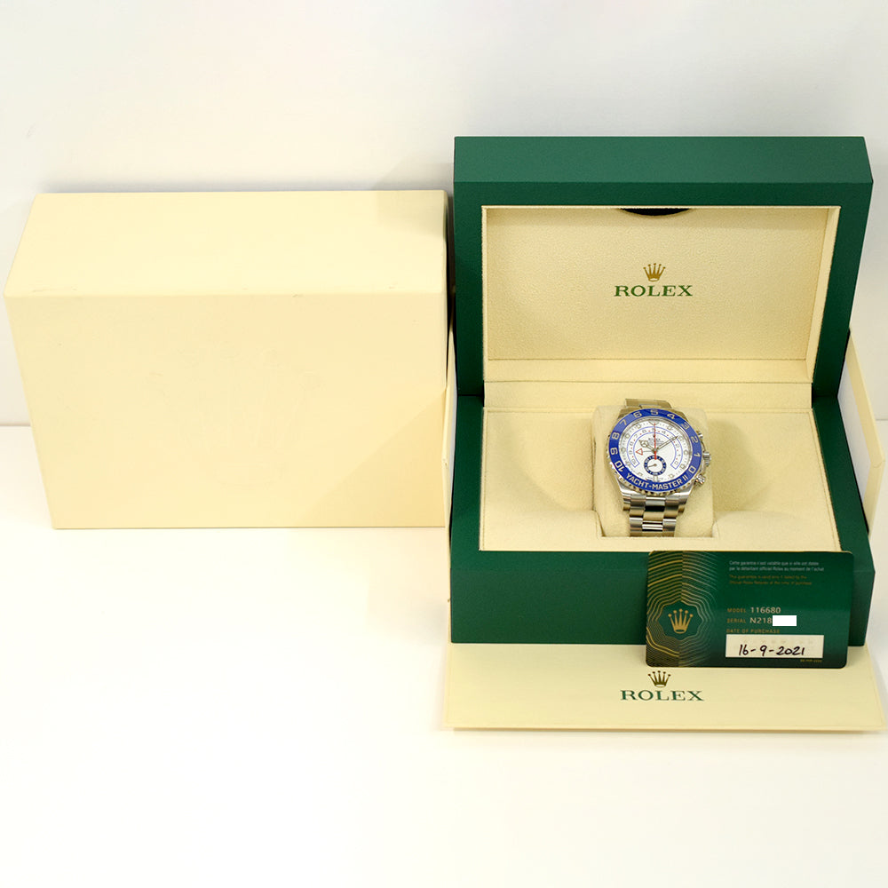 Rolex Yacht-Master II White Dial 116680 (2021)