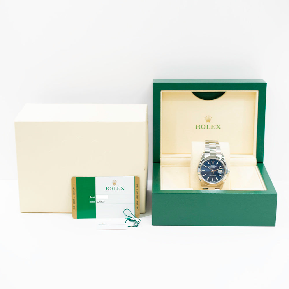Rolex Datejust 41mm Blue Dial 126300 (2017)
