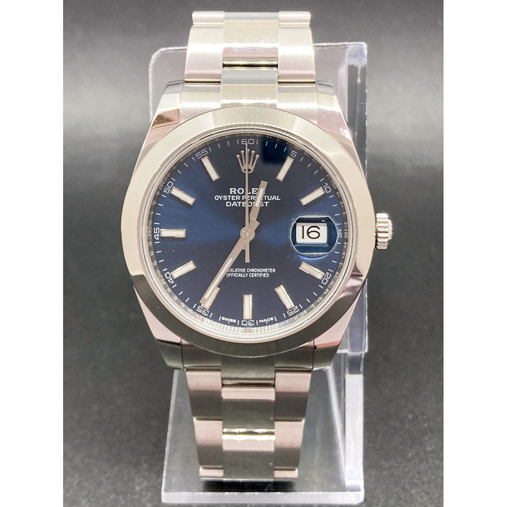 Rolex Datejust 41mm Blue Dial 126300 (2017)