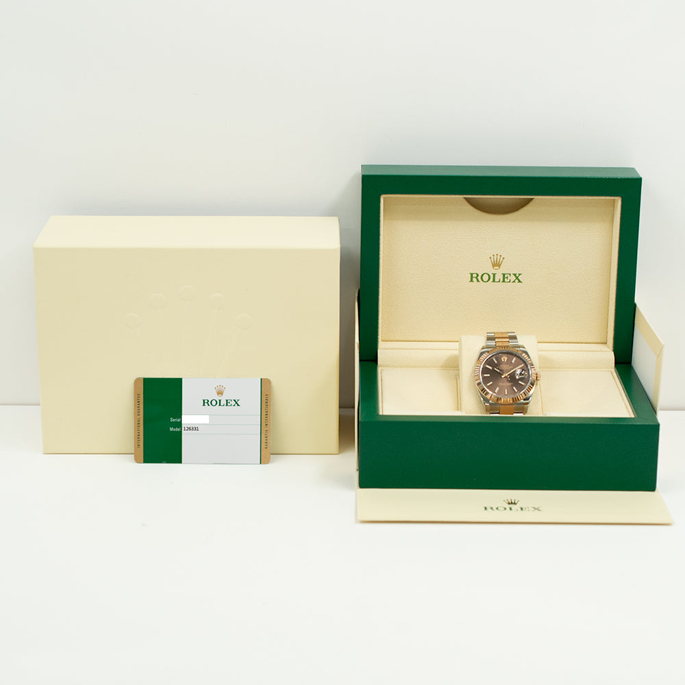 Rolex Datejust 41mm Chocolate Dial 126331 (2018)