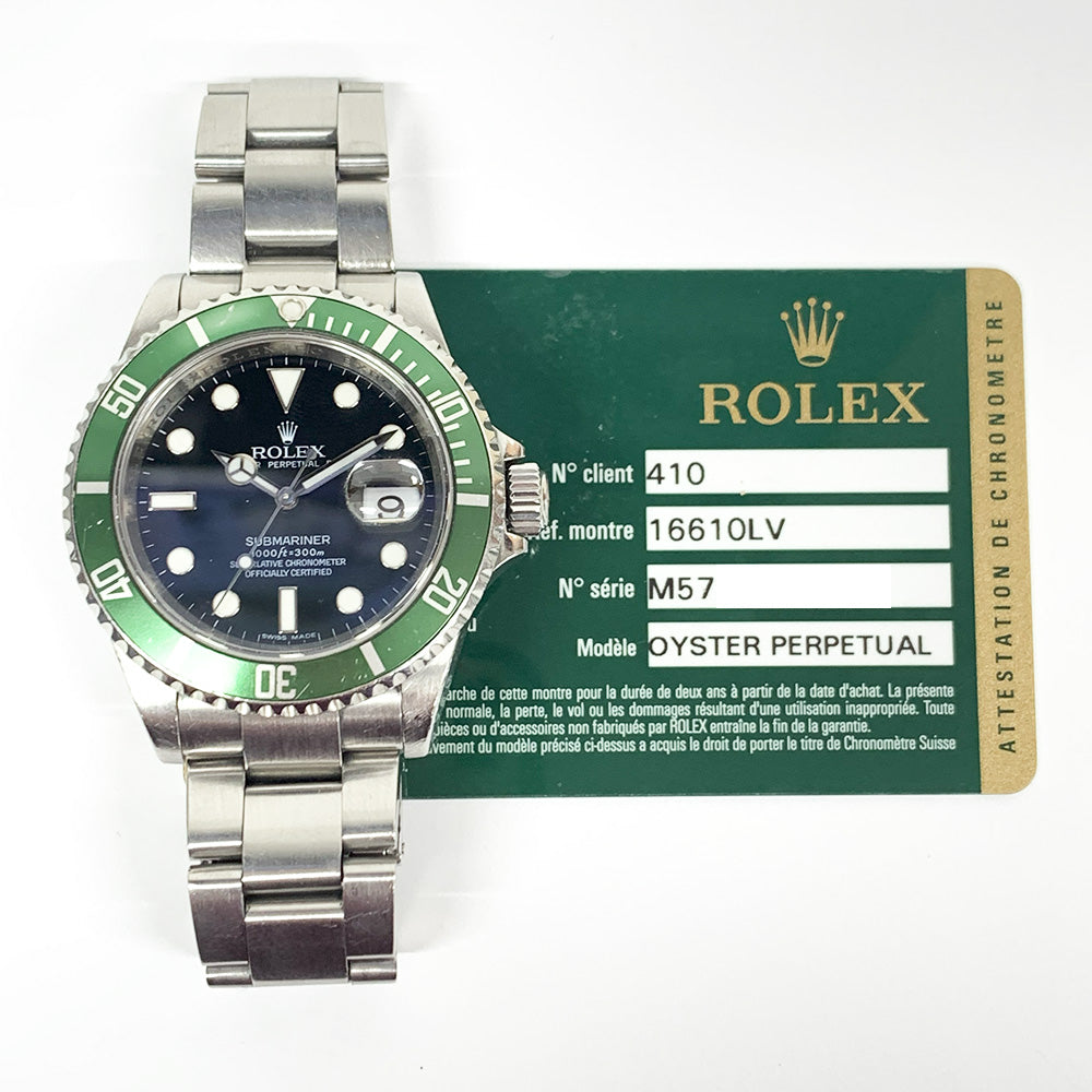 Rolex Submariner Date Kermit Dial 16610LV (2008)
