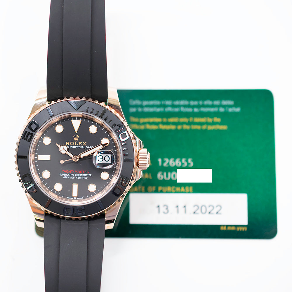 Rolex Yacht-Master 40mm Black Dial 126655 (2022)