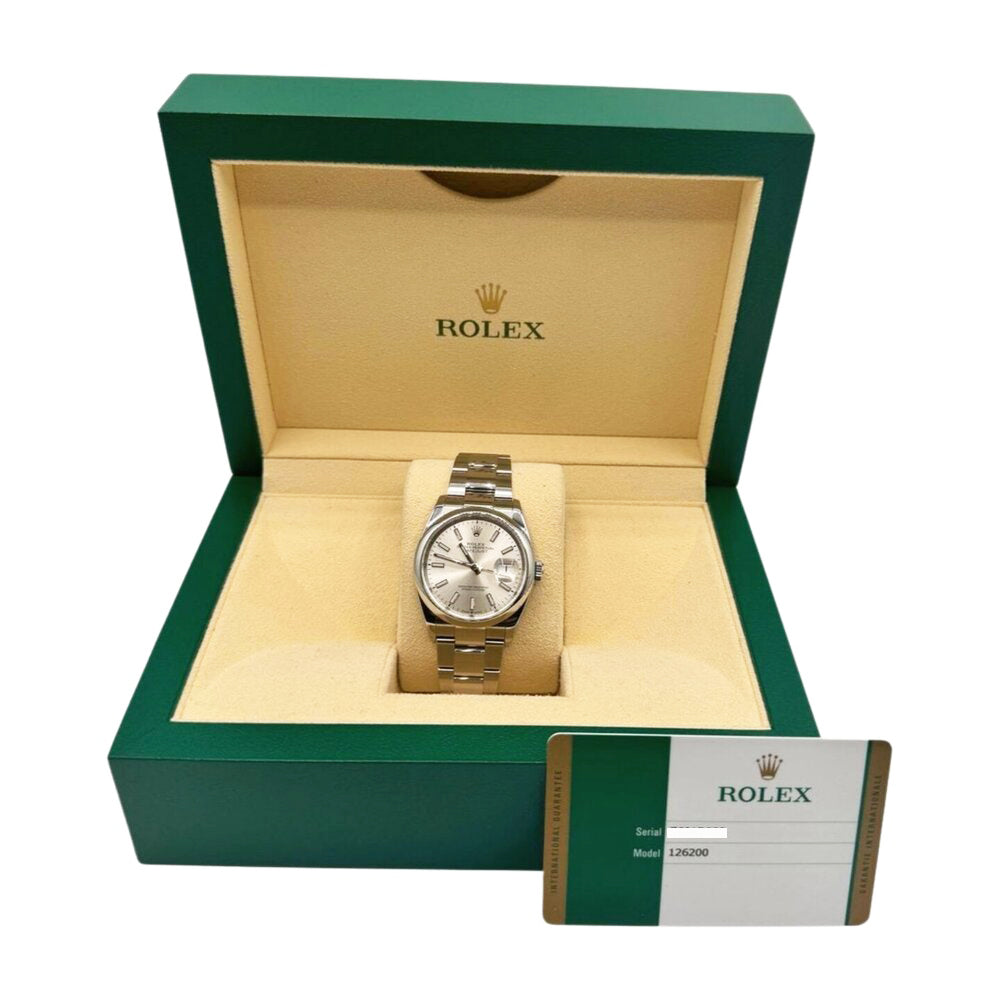 Rolex Datejust 36mm Silver Dial 126200 (2019)