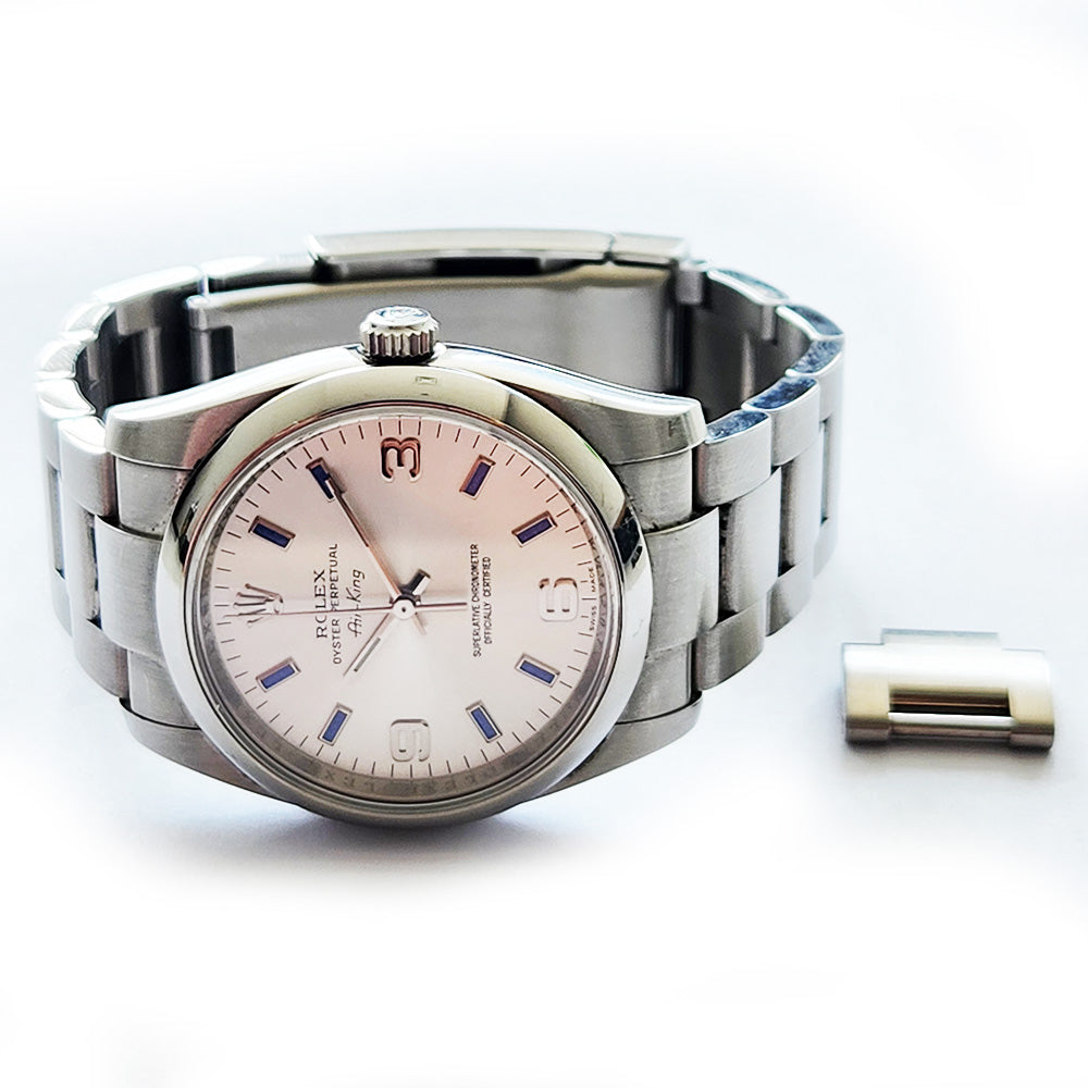 Rolex Air King Silver Dial 114200 (2009)