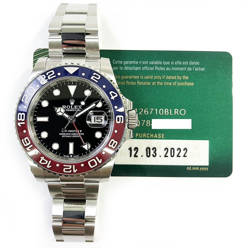 Rolex Pepsi Steel Dial 126710BLRO
