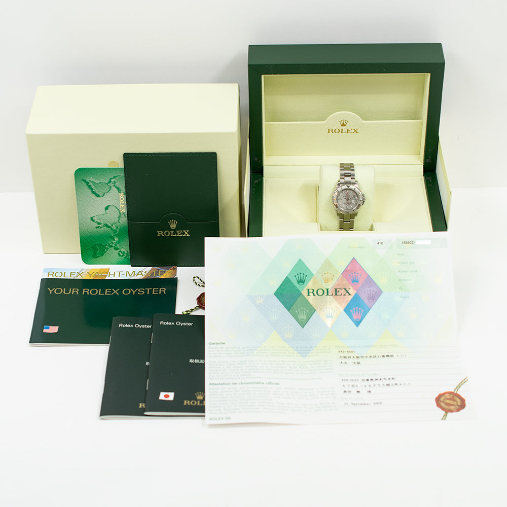 Rolex Yacht-Master 29mm Platinum Dial 169622 (2006)