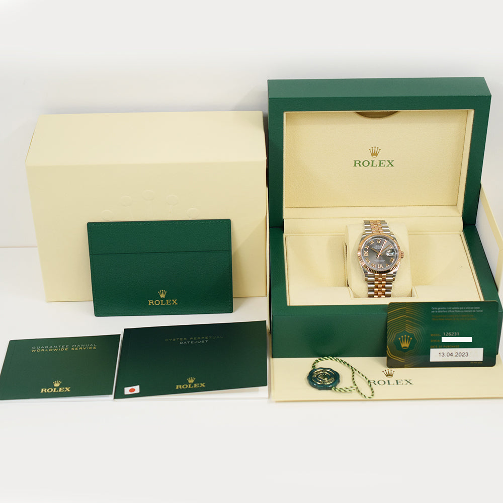 Rolex Datejust 36mm Slate "VI&IX" Diamond Dial 126231 (2023)
