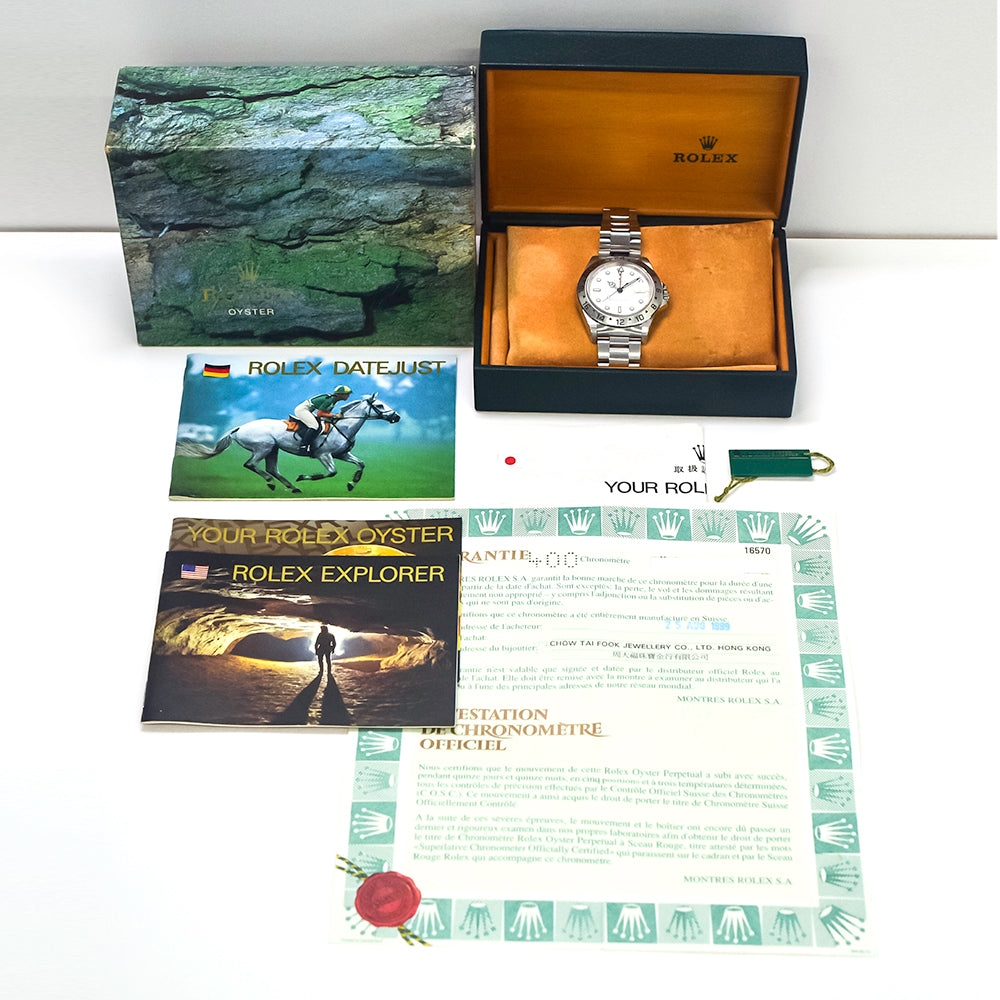Rolex Explorer II 40mm White Dial 16570 (1999)