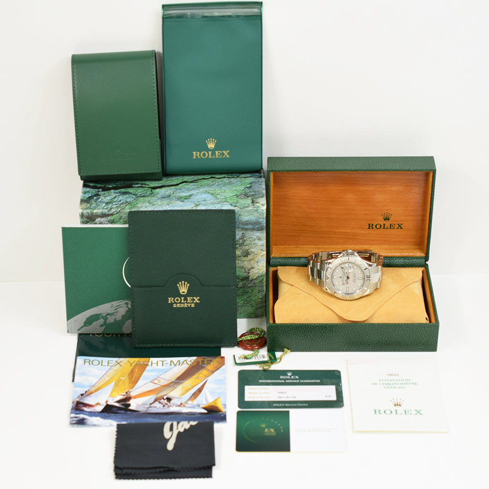 Rolex Yacht-Master 40mm Platinum Dial 16622 (2001)