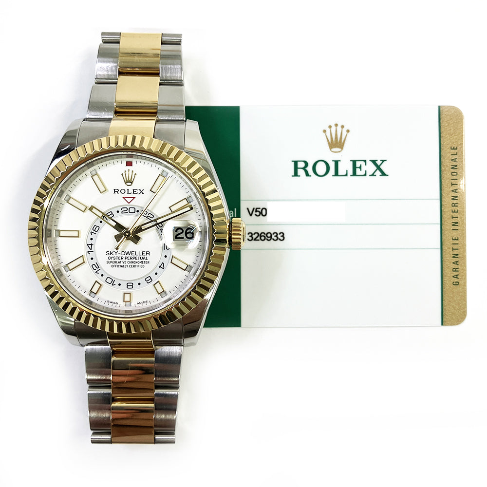 Rolex Sky-Dweller White Dial 326938