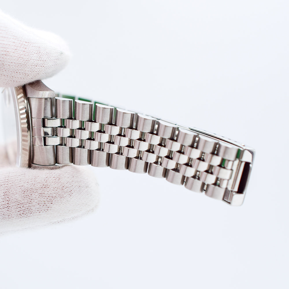 Rolex Datejust 36mm Silver Diamond Dial 16234 (1996)